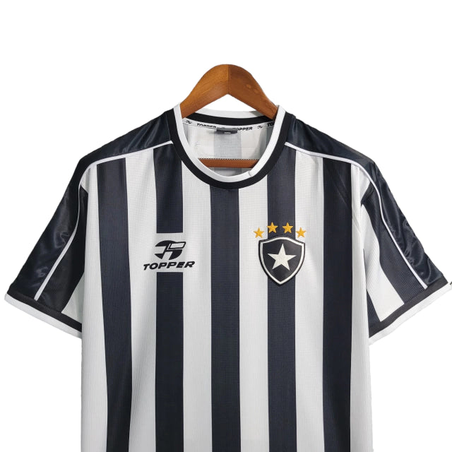 Camisa Botafogo l Retrô 99/20 Torcedor Masculina - Preta e Branca