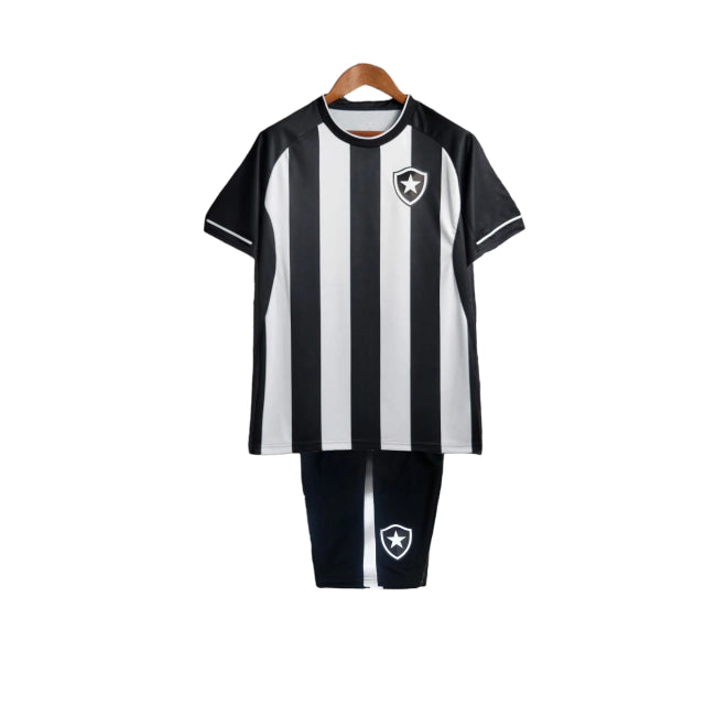 Kit Infantil Botafogo Home 22/23 - Preta e Branca