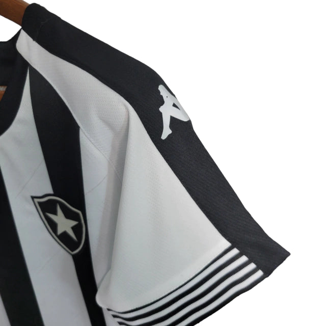 Camisa Botafogo l 23/24 Torcedor Feminina- Preta e Branca