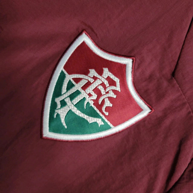 Jaqueta Corta-Vento Fluminense Umbro 2023/24 Masculino Vermelho e Verde