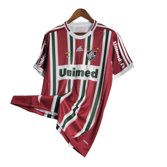 Camisa Fluminense I 2012 Adidas Retro Masculina - Tricolor Unimed