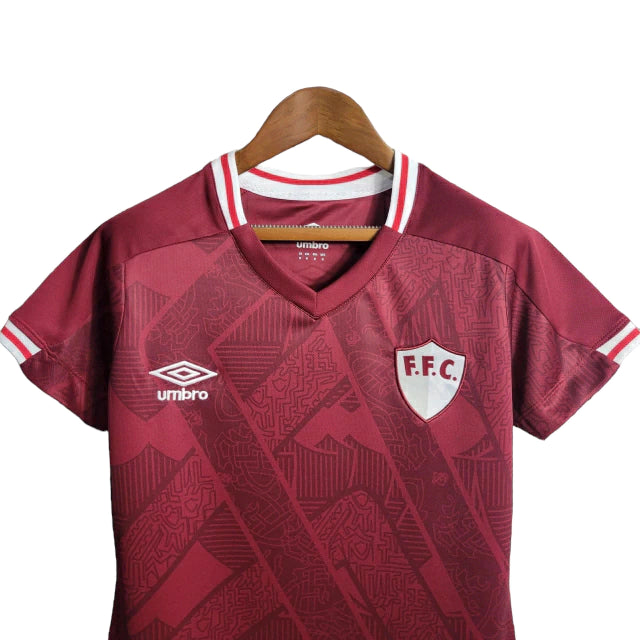 Camisa Fluminense II 22/23 Torcedor Umbro Feminina - Vinho