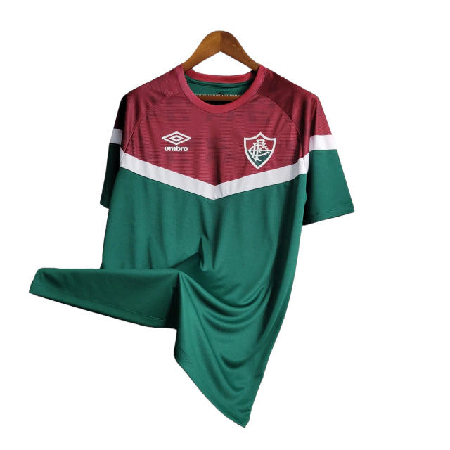 Camisa Fluminense Treino I 23/24 Umbro Torcedor Masculina - Tricolor