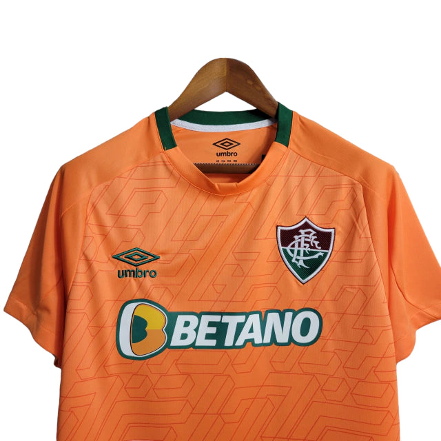Camisa Fluminense Goleiro Treino II 22/23 Torcedor Masculino - Laranja