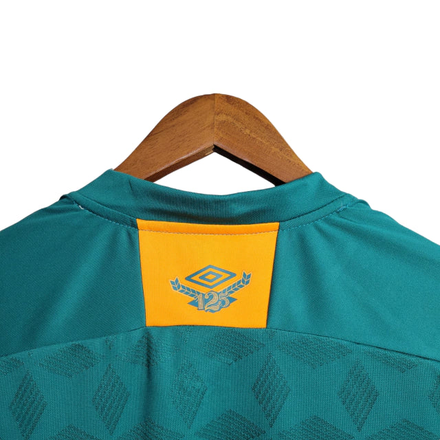 Camisa Fluminense II 20/21 Torcedor Masculino - Verde com detalhes em laranja