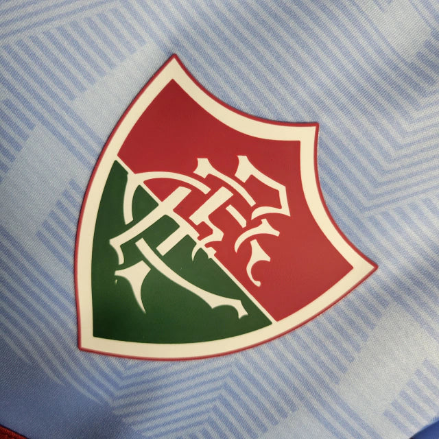 Camisa Fluminense Treino II 23/24 Umbro Masculina - Azul e Vermelho