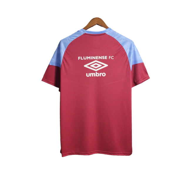 Camisa Fluminense Treino II 23/24 Umbro Masculina - Azul e Vermelho