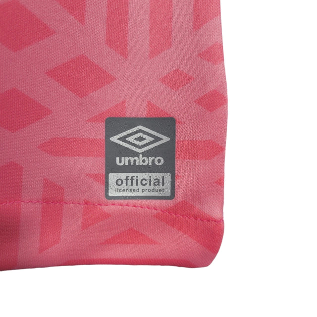 Camisa Sport Recife Edição Rosa 22/23 Torcedor Umbro Feminina- Rosa com detalhes em preto e vermelho