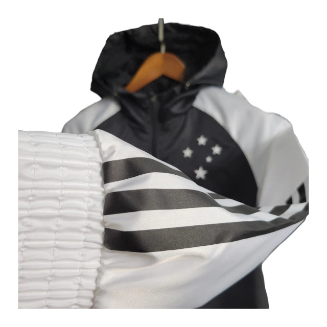 Jaqueta Corta-Vento 23/24 Masculino Adidas - Preto e branco