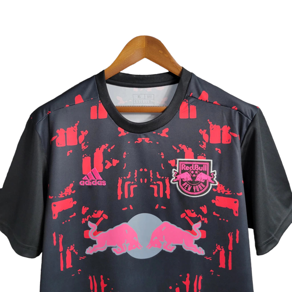 Camisa New York Red Bull III Third 2023/24 Adidas Torcedor Masculino Preto