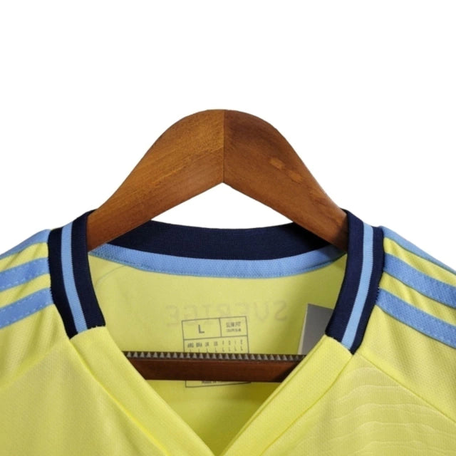 Camisa Suécia I Home 2024/25 Adidas Torcedor Masculino Amarelo