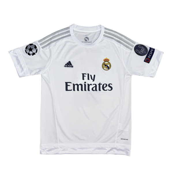 Camisa Retrô Real Madrid Home 2015/16 Adidas Masculino - Branco