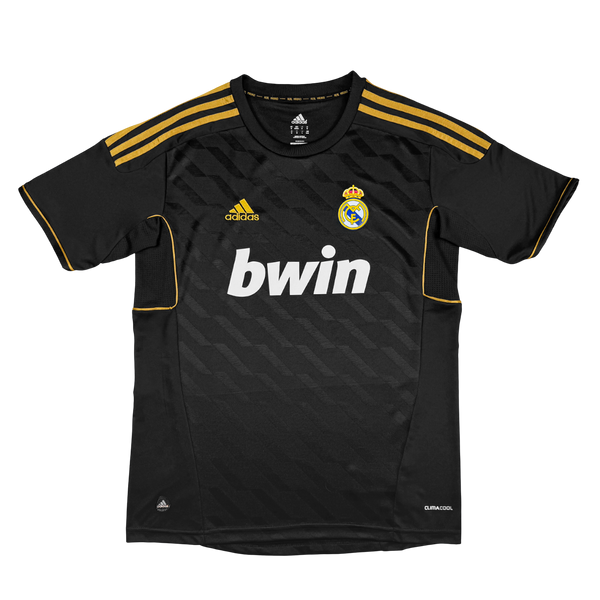 Camisa Retrô Real Madrid Away 2011/12 Adidas Masculino - Preto