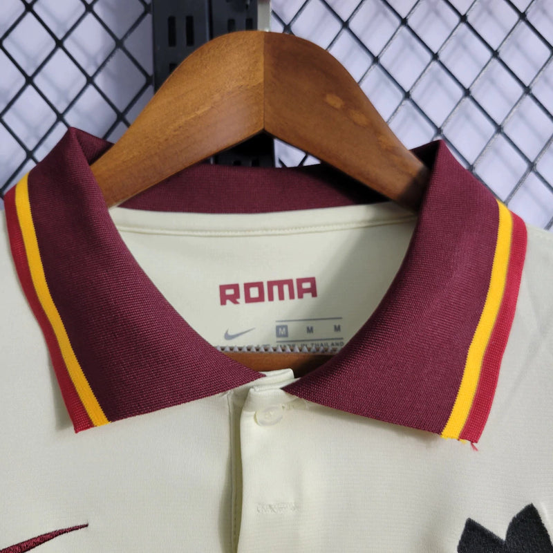 Camisa Roma II Nike Torcedor 2020/21 Masculino Bege
