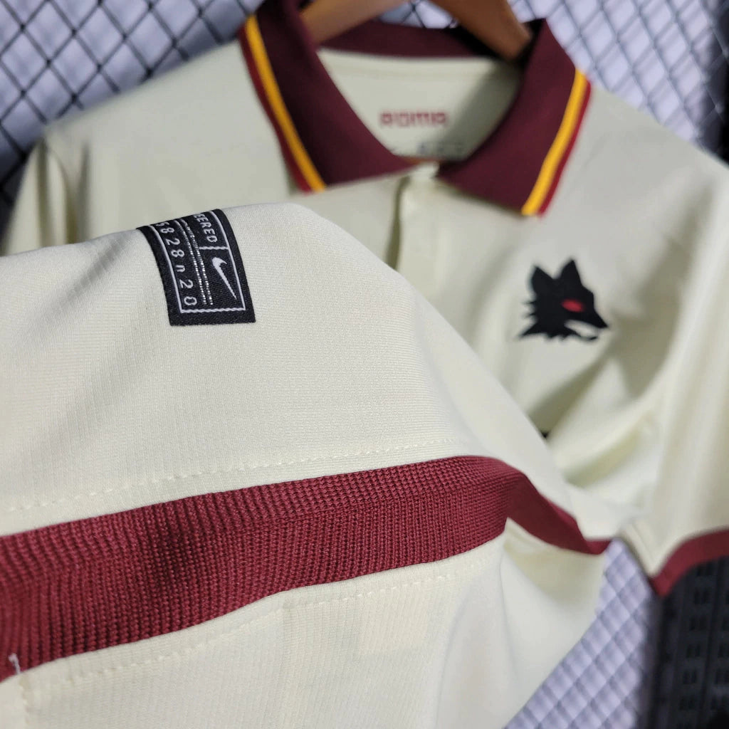 Camisa Roma Away II Nike Torcedor 2020/21 Masculino Bege