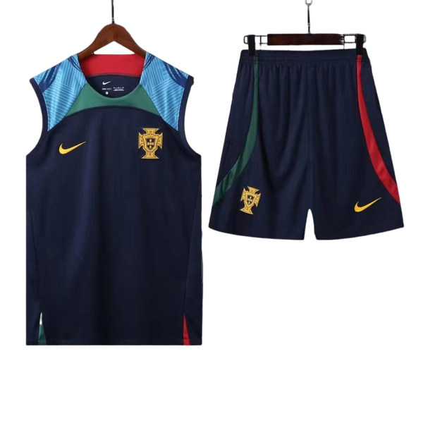 Conjunto Regata Portugal Training 2022/23 Nike - Azul