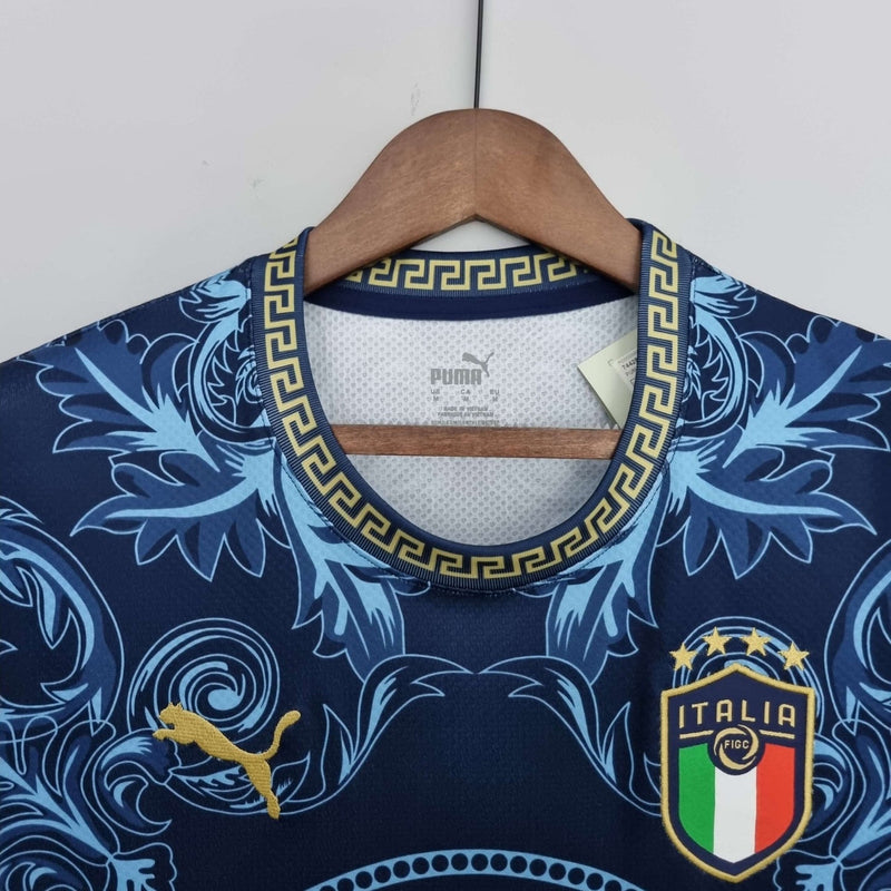 Camisa Puma Itália Edição especial 23/24 Torcedor Azul- Masculino