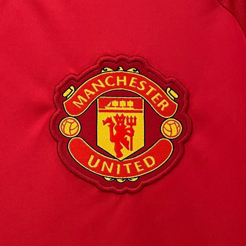 Camisa Manchester United I Home 2024/25 Torcedor Masculino Vermelho