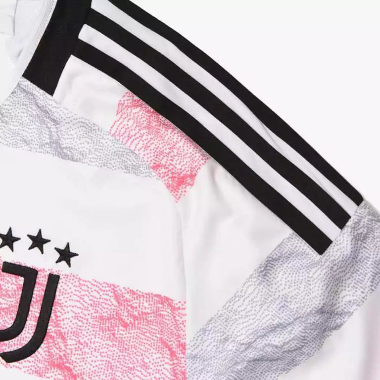 Camisa Juventus Away 23/24 Torcedor Adidas Masculina - Branco e Rosa