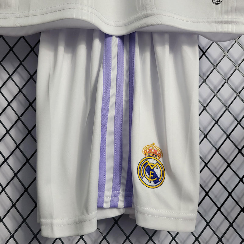 Kit Infantil Adidas Real Madrid I - 2022 - RNZ Sports - 01 em Artigos Esportivos
