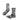 Meia Esportiva BHS Pro Antiderrapante Antiaderente Profissional - cinza - Futebol Basquete Academia Tam. Unico 35 ao 44