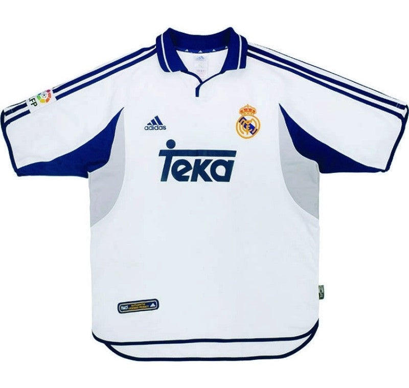 Camisa Real Madrid I Home 2000/01 Adidas Retrô